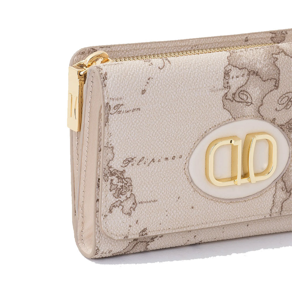 1A Classe Alviero Martini Sand Safari Geo Linie PO24
Damen Geldbörse mit Knopf 