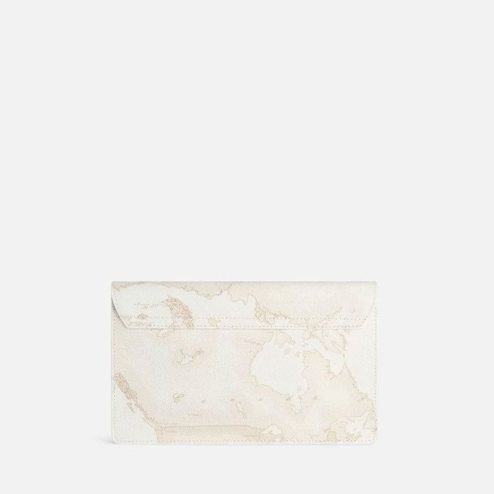 Geo White Crossbody Clutch with Flap 1A Classe ALVIERO MARTINI Heritage Geo - PO40