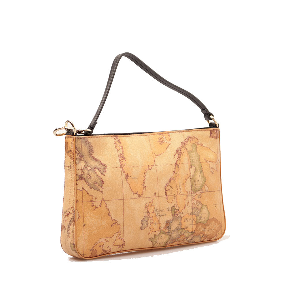 Clutch with Wrist Handle 1A Classe ALVIERO MARTINI Heritage Geo in Geo Classic and Black - PO41