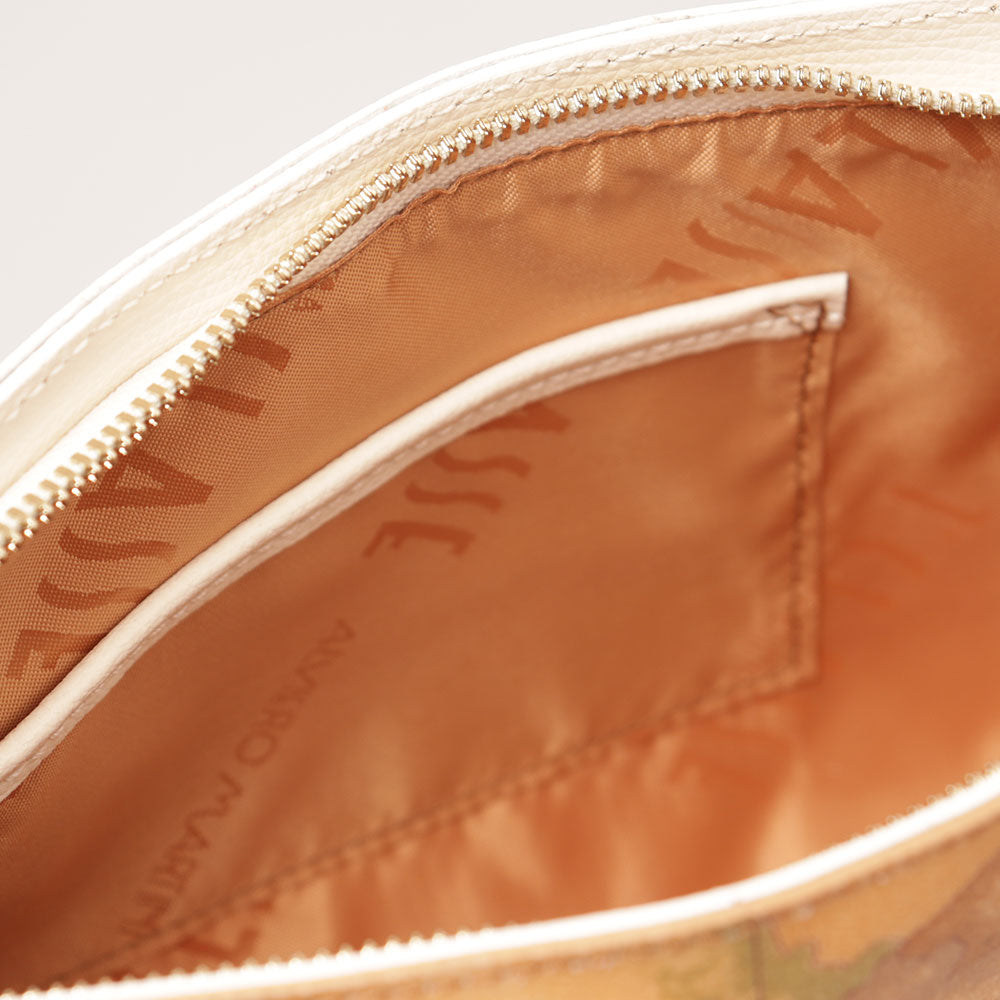 Clutch with Wrist Handle 1A Classe ALVIERO MARTINI Heritage Geo in Geo Classic and Ivory - PO41