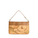 Clutch Bag with Wristlet 1A Classe ALVIERO MARTINI Heritage Geo in Geo Classic and Tan PO41