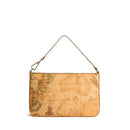 Clutch Bag with Wristlet 1A Classe ALVIERO MARTINI Heritage Geo in Geo Classic and Tan PO41