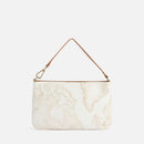 Clutch Bag with Wristlet 1A Classe ALVIERO MARTINI Heritage Geo in Geo White and Tan PO41