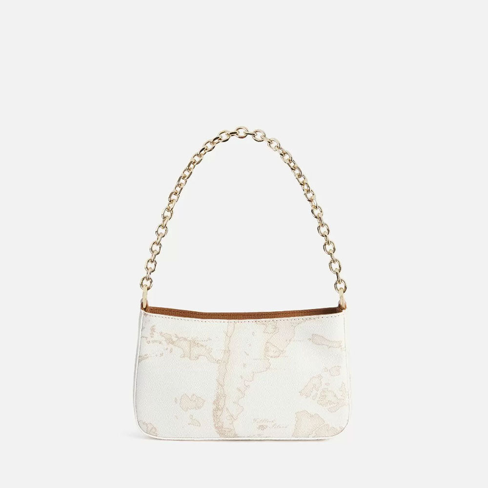 Geo White Chain Clutch 1A Classe ALVIERO MARTINI Heritage Geo - PO42