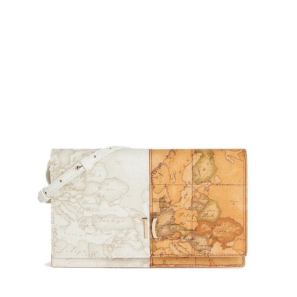 Pochette con Patta e Tracolla 1A Classe Alviero Martini linea Geo Mix PO73