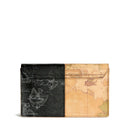 Pochette con Patta e Tracolla 1A Classe Alviero Martini linea Eclipse Geo stampa Geo Night e Geo Classic PO73