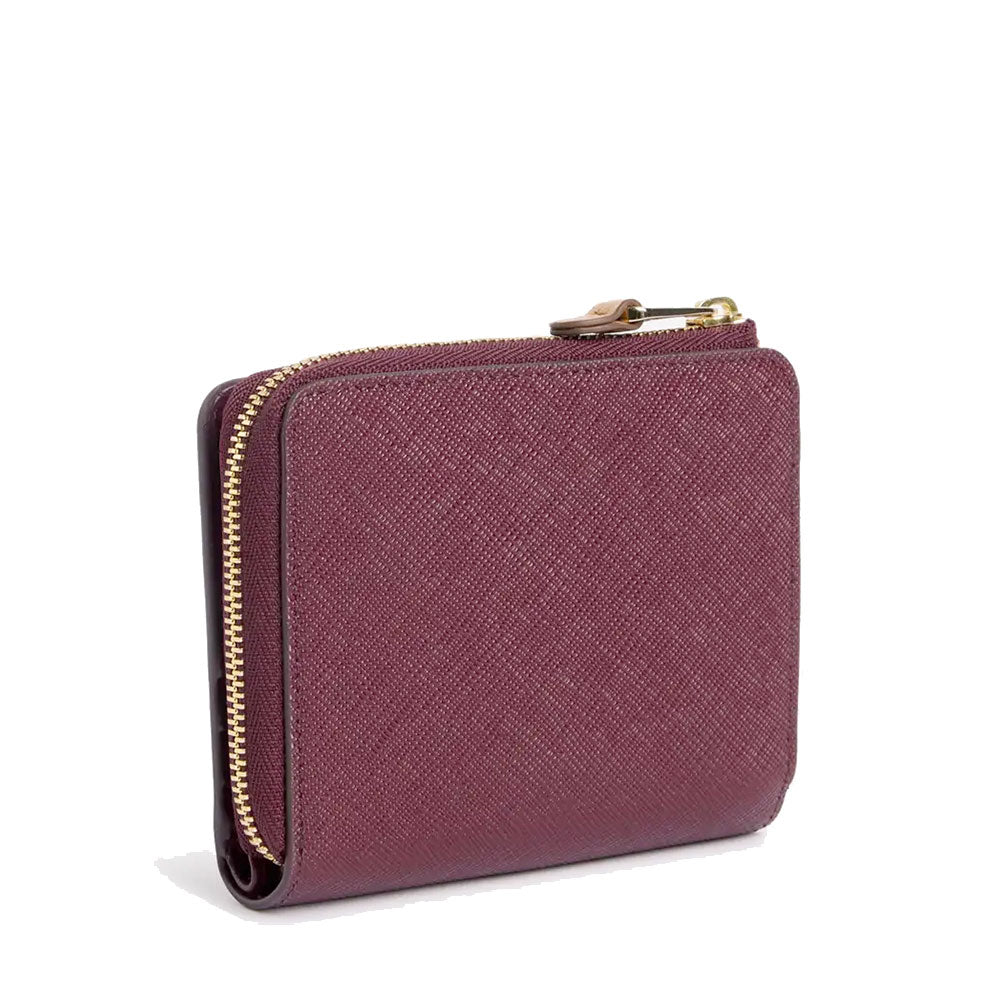 Portafoglio Donna Piccolo con Zip 1A Classe Alviero Martini linea West City Bordeaux PO93