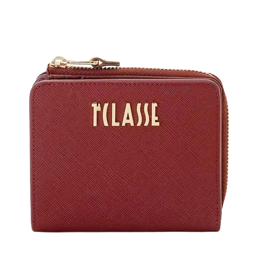 Portafoglio Donna Piccolo con Zip 1A Classe Alviero Martini linea Windy City Rosso Acero PO93