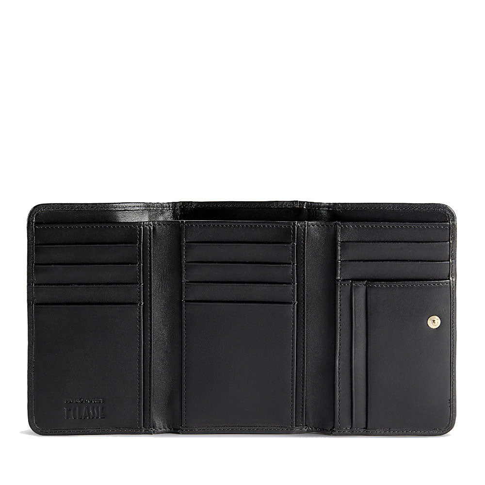 Portafoglio Donna con Bottone 1A Classe Alviero Martini linea Highland Soft Geo Classic e Nero PO96