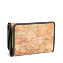 Portafoglio Donna con Bottone 1A Classe Alviero Martini linea Highland Soft Geo Classic e Nero PO96
