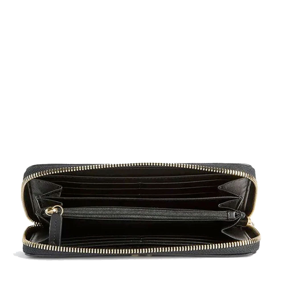 Portafoglio Donna Zip Around 1A Classe Alviero Martini linea Folk Geo Night Nero PO97