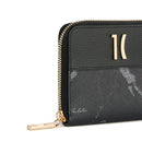 Portafoglio Donna Piccolo Zip Around 1A Classe Alviero Martini linea Folk Geo Night Nero PO98