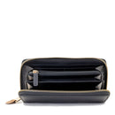 Portafoglio Donna Zip Around 1A Classe Alviero Martini linea Castle Leather in Pelle Nera PP09