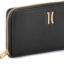 Portafoglio Donna Zip Around 1A Classe Alviero Martini linea Castle Leather in Pelle Nera PP09