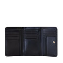 Portafoglio Donna Medio con Bottone 1A Classe Alviero Martini linea Castle Leather in Pelle Nera PP10