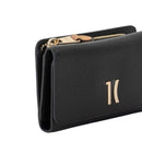 Portafoglio Donna Medio con Bottone 1A Classe Alviero Martini linea Castle Leather in Pelle Nera PP10