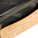 Pochette con Pattina e Tracolla 1A Classe Alviero Martini linea Valley Geo Geo Classic e Nero PP25