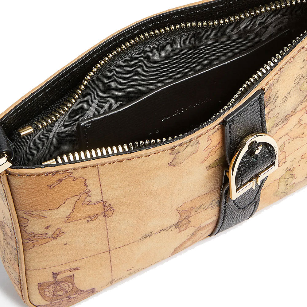 Pochette con Tracolla 1A Classe Alviero Martini linea Valley Geo colore Geo Classic e Nero PP27