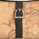 Pochette con Tracolla 1A Classe Alviero Martini linea Valley Geo colore Geo Classic e Nero PP27