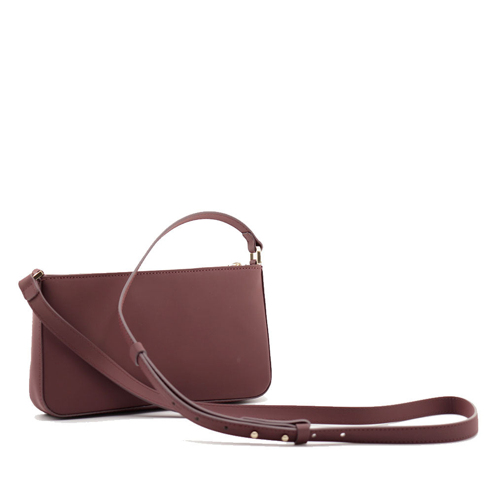 Tracollina Donna 1A Classe Alviero Martini linea Frost Geo in Tessuto Gommato Bordeaux PP54