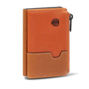 Portacarte PIQUADRO in Tessuto e Pelle e Alluminio con RFID Colore Arancione - Cuoio - PP5585W138R