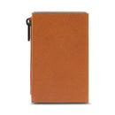 Portacarte PIQUADRO in Tessuto e Pelle e Alluminio con RFID Colore Arancione - Cuoio - PP5585W138R