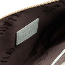 Clutch Donna 1A Classe Alviero Martini linea Frost Geo in Tessuto Gommato Azzurro Artico PP55