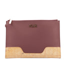 Clutch Donna 1A Classe Alviero Martini linea Frost Geo in Tessuto Gommato Bordeaux PP55