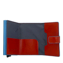 Portacarte PIQUADRO in Pelle e Alluminio con RFID in Pelle Cuoio  - PP5649B2RBLR