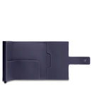 PIQUADRO Kartenetui aus Stoff und Aluminium mit RFID in Blau Modell Corner 2.0 - PP5649C2OWR