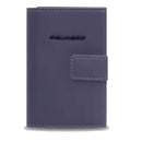 PIQUADRO Kartenetui aus Stoff und Aluminium mit RFID in Blau Modell Corner 2.0 - PP5649C2OWR