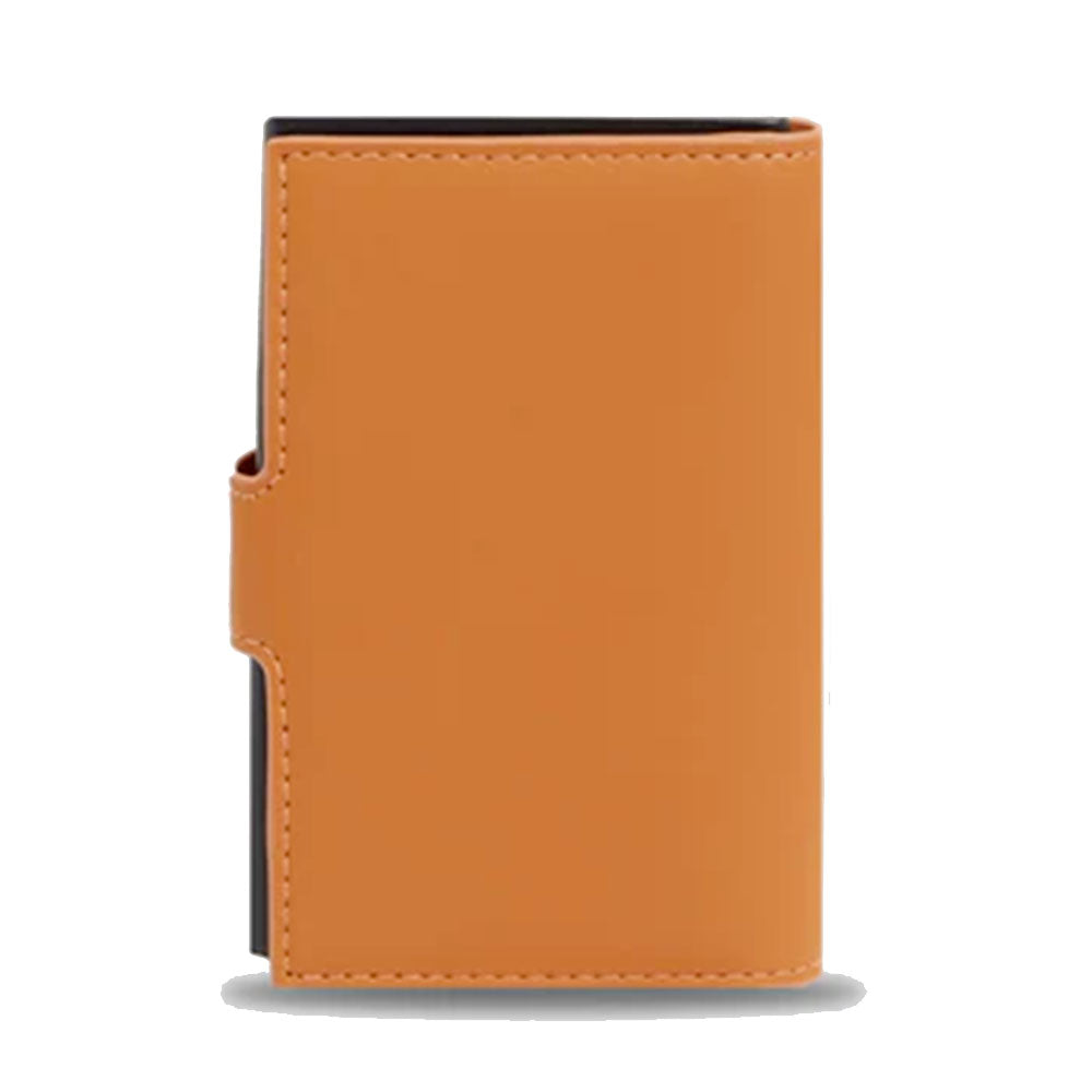 PIQUADRO Kartenetui aus Stoff und Aluminium mit RFID in Cognac Modell Corner 2.0 - PP5649C2OWR