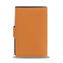 PIQUADRO Kartenetui aus Stoff und Aluminium mit RFID in Cognac Modell Corner 2.0 - PP5649C2OWR