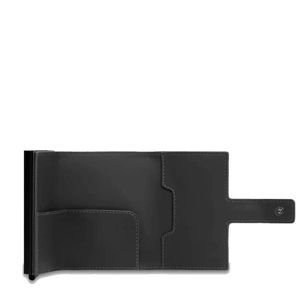 PIQUADRO Kartenetui aus Stoff und Aluminium mit RFID in Schwarz Modell Corner 2.0 - PP5649C2OWR