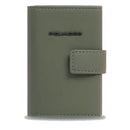 PIQUADRO Kartenetui aus Stoff und Aluminium mit RFID in Grün Modell Corner 2.0 - PP5649C2OWR
