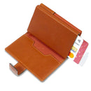 Portacarte PIQUADRO in Pelle e Tessuto e Alluminio con RFID Arancione - Cuoio - PP5649W138R