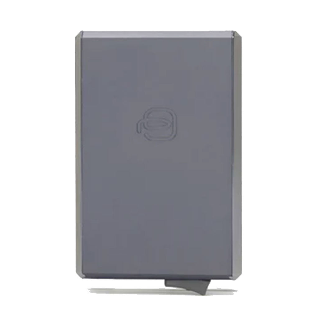 Portacarte PIQUADRO MagSafe in Alluminio e Pelle con RFID Colore Nero - PP7072B2R