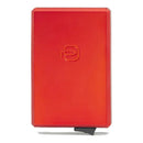 Portacarte PIQUADRO MagSafe in Alluminio e Pelle con RFID Colore Arancio - PP7072S145R