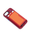 Portacarte PIQUADRO MagSafe in Alluminio e Pelle con RFID Colore Arancio - PP7072S145R