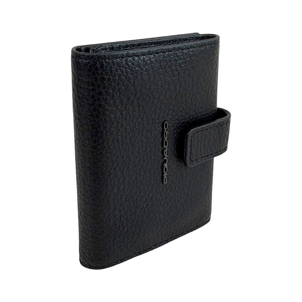 Portafoglio Uomo Verticale MagSafe PIQUADRO in Pelle Nera Linea Modus - PP7199MOSR