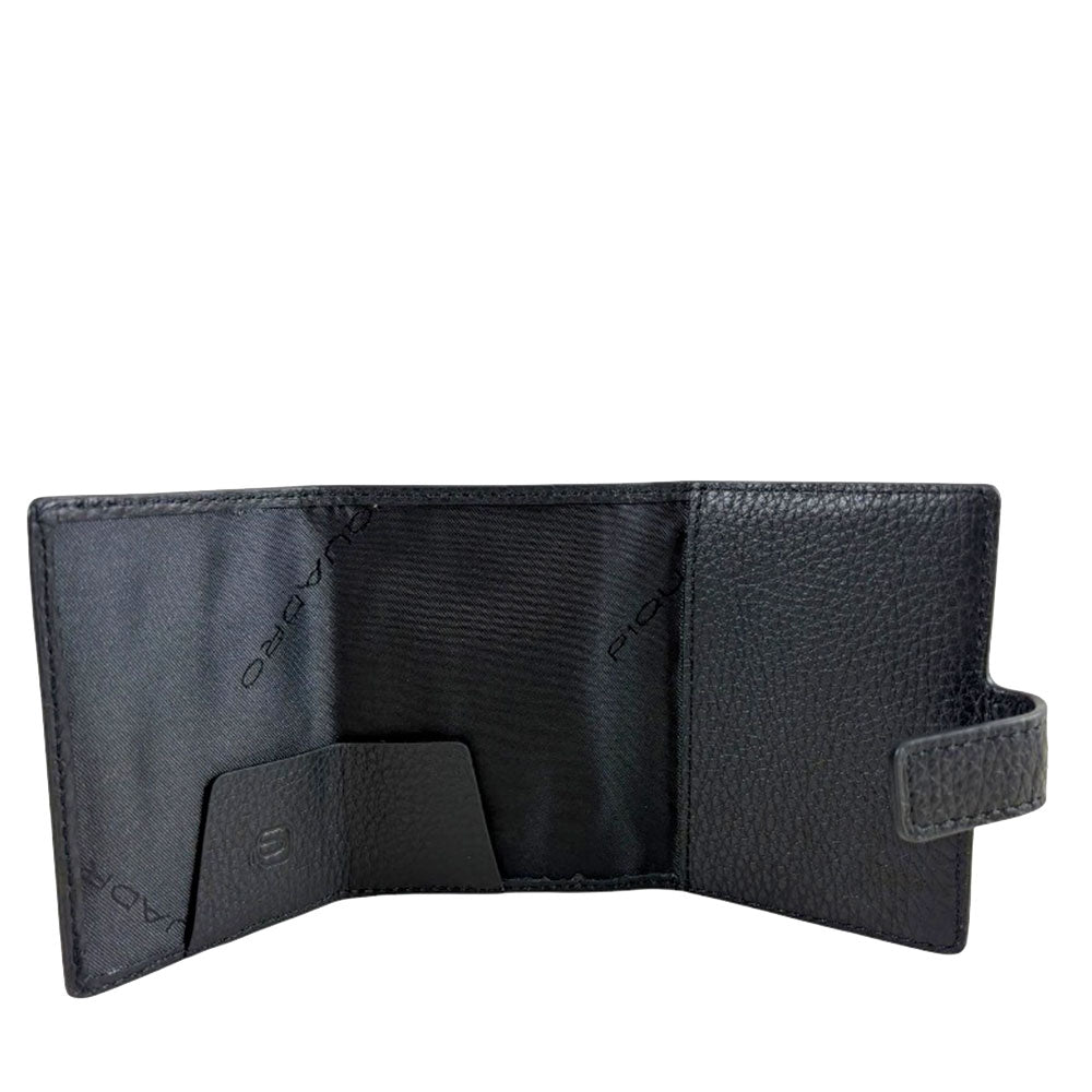 Portafoglio Uomo Verticale MagSafe PIQUADRO in Pelle Nera Linea Modus - PP7199MOSR