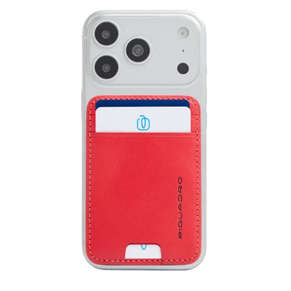 Portacarte PIQUADRO MagSafe in Pelle con RFID Colore Arancione - PP7200S145R