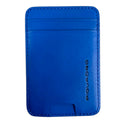 Portacarte PIQUADRO MagSafe in Pelle con RFID Colore Blu - PP7200S145R