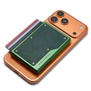 Portacarte PIQUADRO MagSafe in Alluminio e Pelle Colore Verde - PP7201S145R