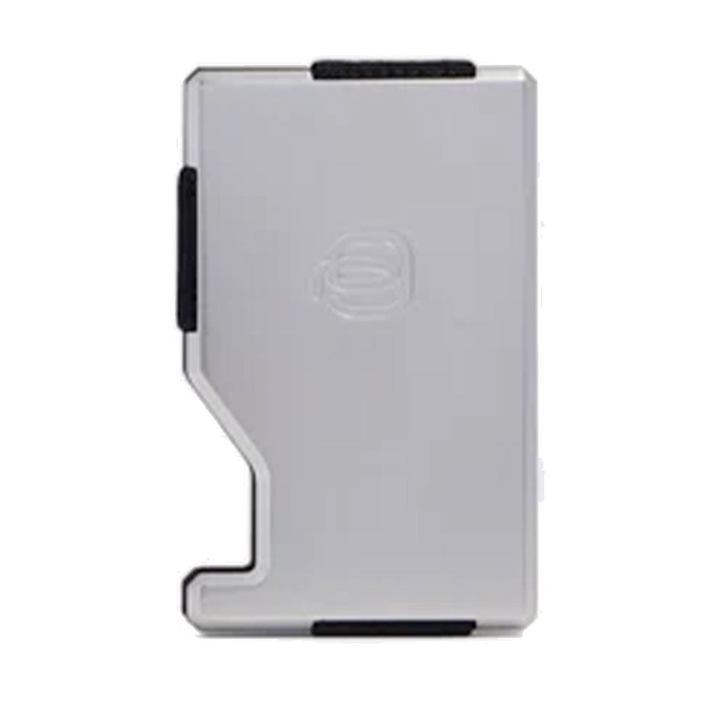 Portacarte PIQUADRO MagSafe in Alluminio e Pelle con Fascia Elastica Colore Nero - PP7203B2R