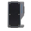 Portacarte PIQUADRO MagSafe in Alluminio e Pelle con Fascia Elastica Colore Nero - PP7203B2R