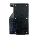 Portacarte PIQUADRO MagSafe in Alluminio e Pelle con Fascia Elastica Colore Nero - PP7203MOSR