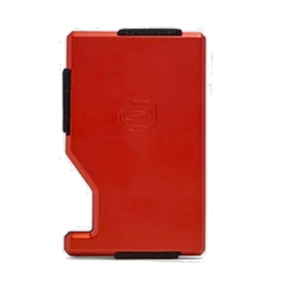 Portacarte PIQUADRO MagSafe in Alluminio e Pelle con Fascia Elastica Colore Arancione - PP7203S145R