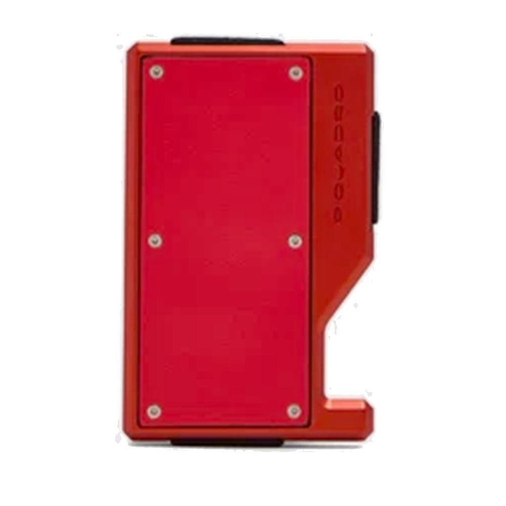 Portacarte PIQUADRO MagSafe in Alluminio e Pelle con Fascia Elastica Colore Arancione - PP7203S145R