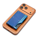 Portacarte PIQUADRO MagSafe in Alluminio e Pelle con Fascia Elastica Colore Blu - PP7203S145R